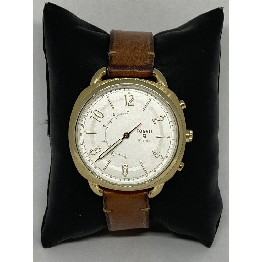 Fossil FTW1201 Women's Brown Leather Silver Analog